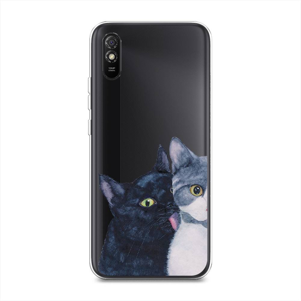 

Чехол Awog на Xiaomi Redmi 9A "Кошачья любовь", Разноцветный, 38950-1