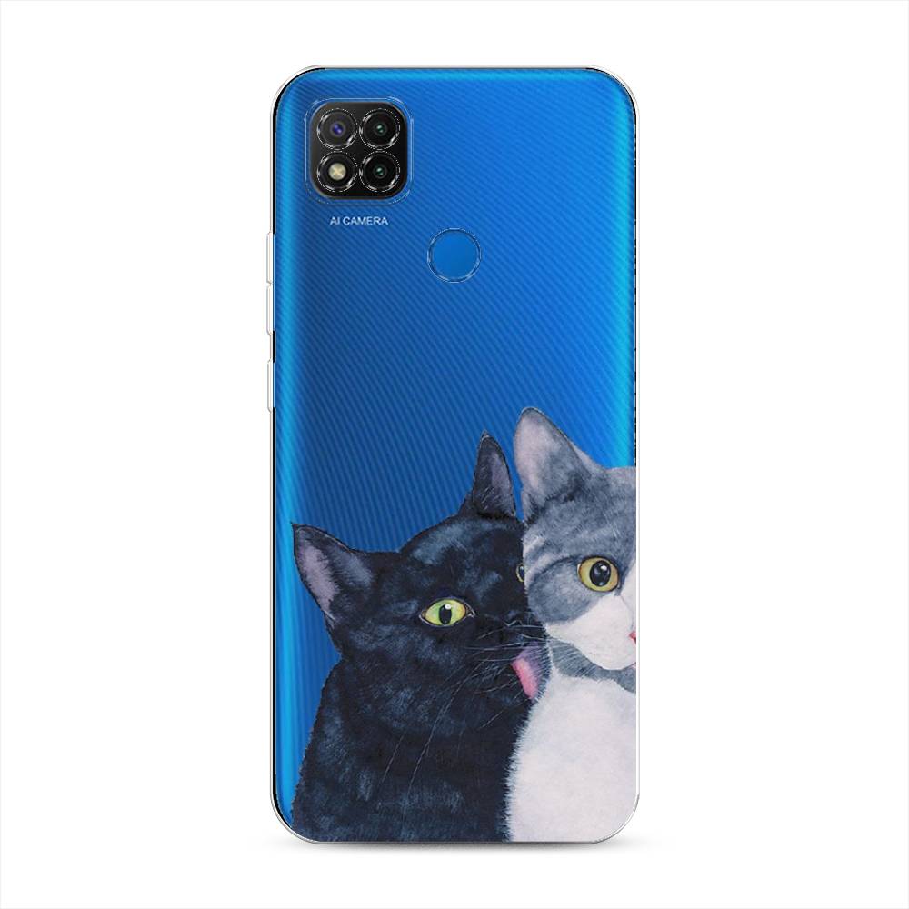 

Чехол Awog на Xiaomi Redmi 9C "Кошачья любовь", Разноцветный, 39050-1