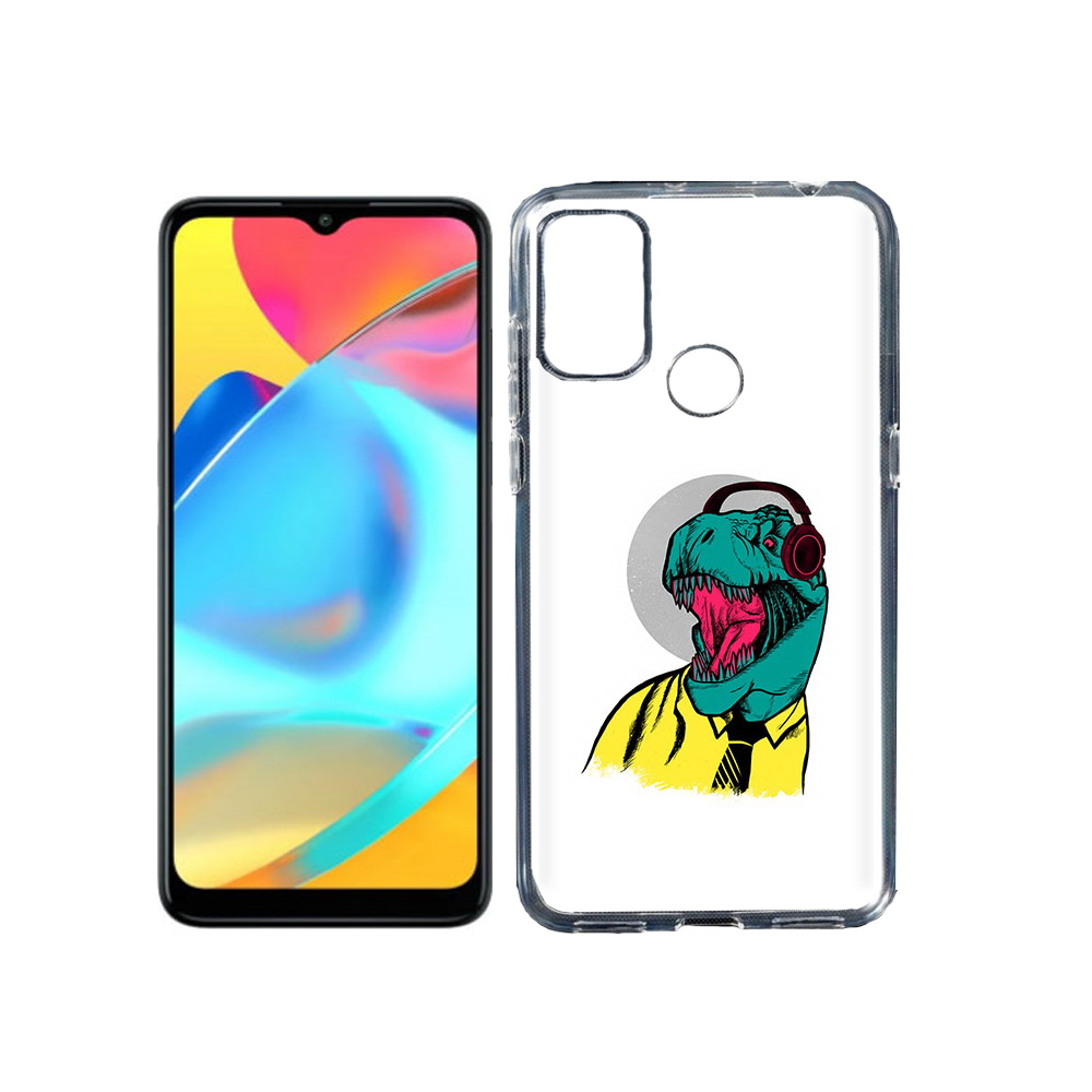 

Чехол MyPads Tocco для Alcatel 3L 6056H (2021) дино (PT160724.669.326), Прозрачный, Tocco