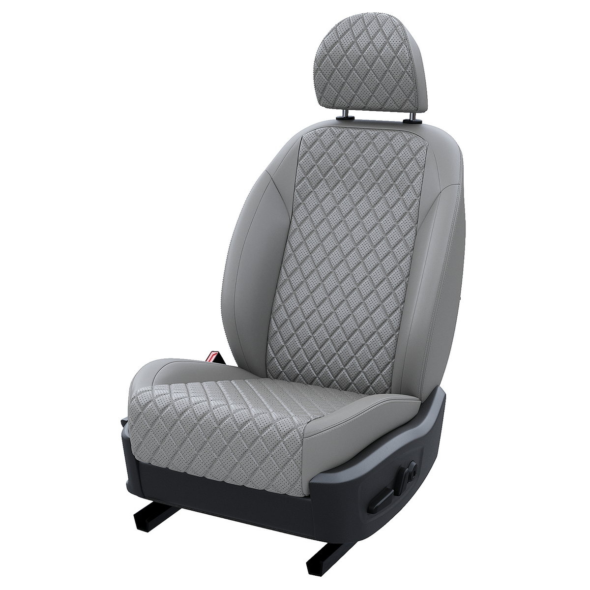 

Чехлы на сиденья АвтоЛето для Nissan Almera G15 3 2012-2018 LA13272C322 Экокожа ромб Серый, LA1327