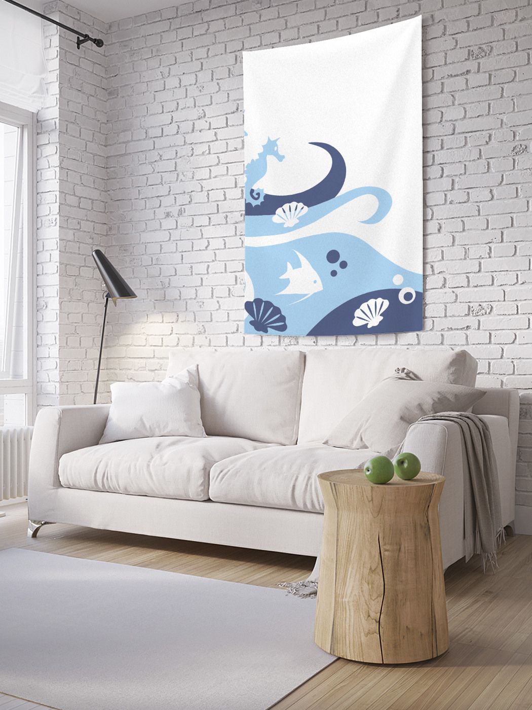 

Вертикальное фотопанно на стену JoyArty Подводный арт 100x150 см, Подводный арт