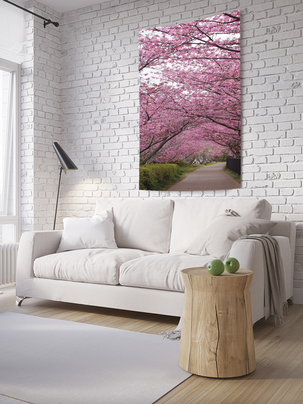 

Вертикальное фотопанно на стену JoyArty Аллея сакуры 100x150 см, Аллея сакуры