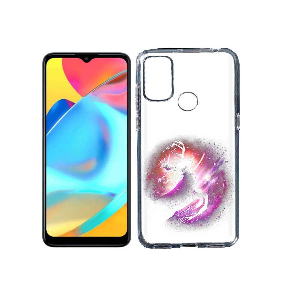 

Чехол MyPads Tocco для Alcatel 3L 6056H (2021) звездный олень (PT160724.669.354), Прозрачный, Tocco