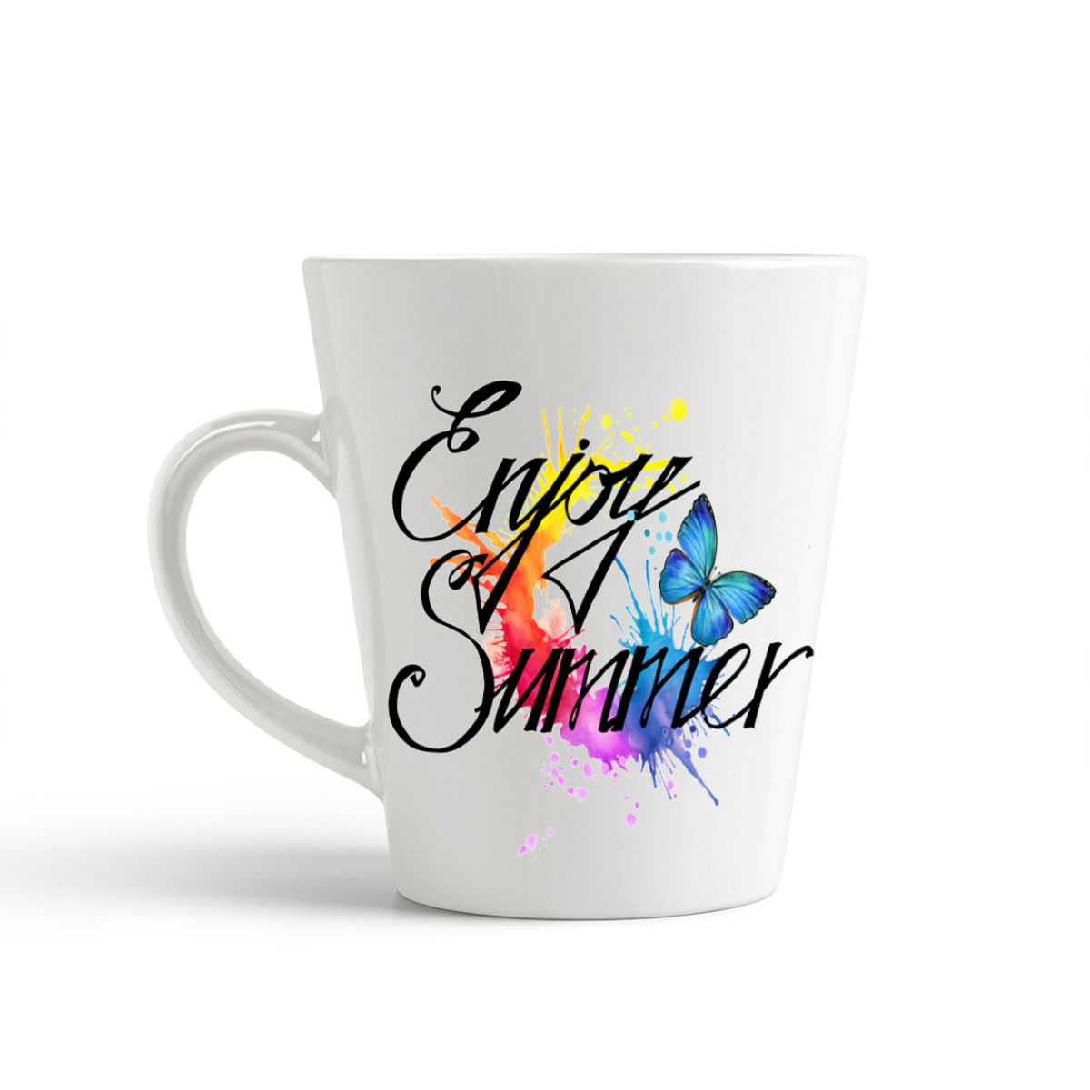 

Конусная кружка CoolPodarok Enjoy summer. Краски