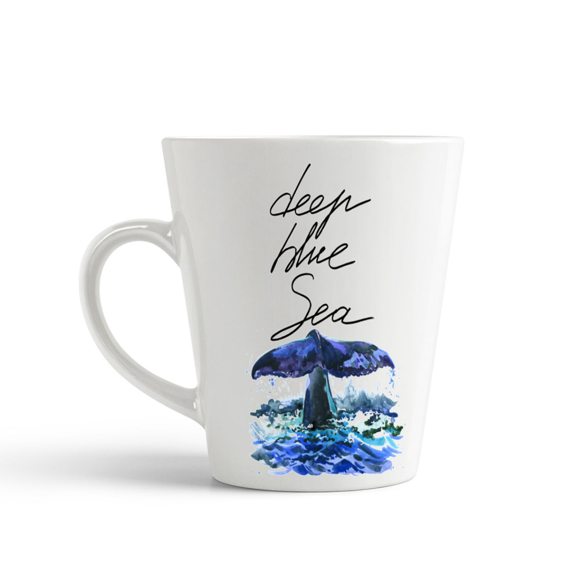 

Конусная кружка CoolPodarok Графика. Deep blue sea