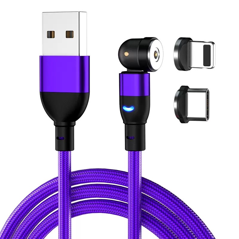 

Кабель USB Type C - Lightning NoBrand Magnetic Usb Cable 2 м фиолетовый, Magnetic Usb Cable