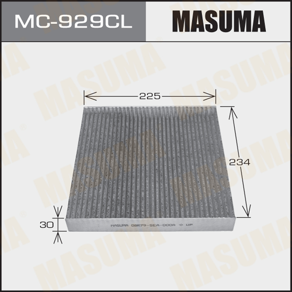 

MASUMA 'MC929CL Фильтр салона HONDA ACCORD/TOYOTA AVENSIS 2003 => 1шт