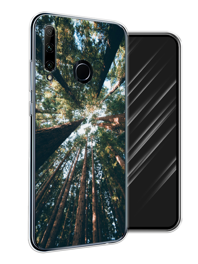 

Чехол Awog на Honor 10i "Хаски 3", Белый;черный;голубой, 68850-2