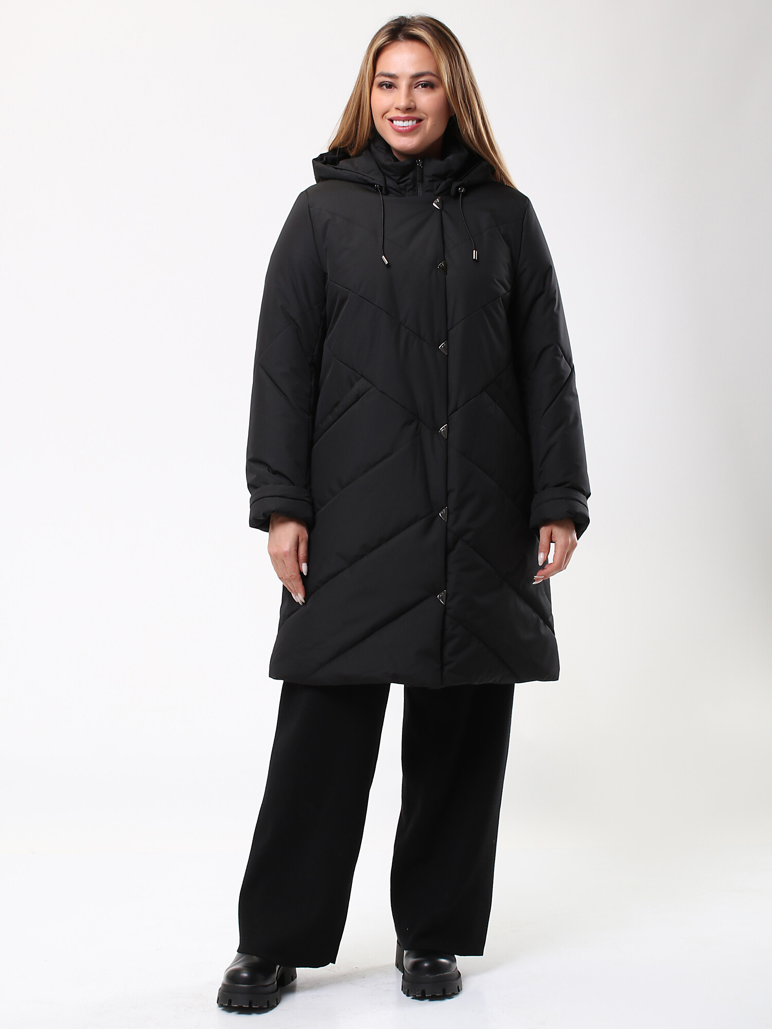 

Куртка женская Maritta 26-3023-10 черная 44 EU, 26-3023-10