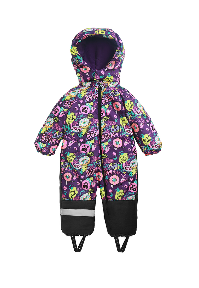 

Комбинезон детский Kari Baby AW23B008, фиолетовый, 80, AW23B008