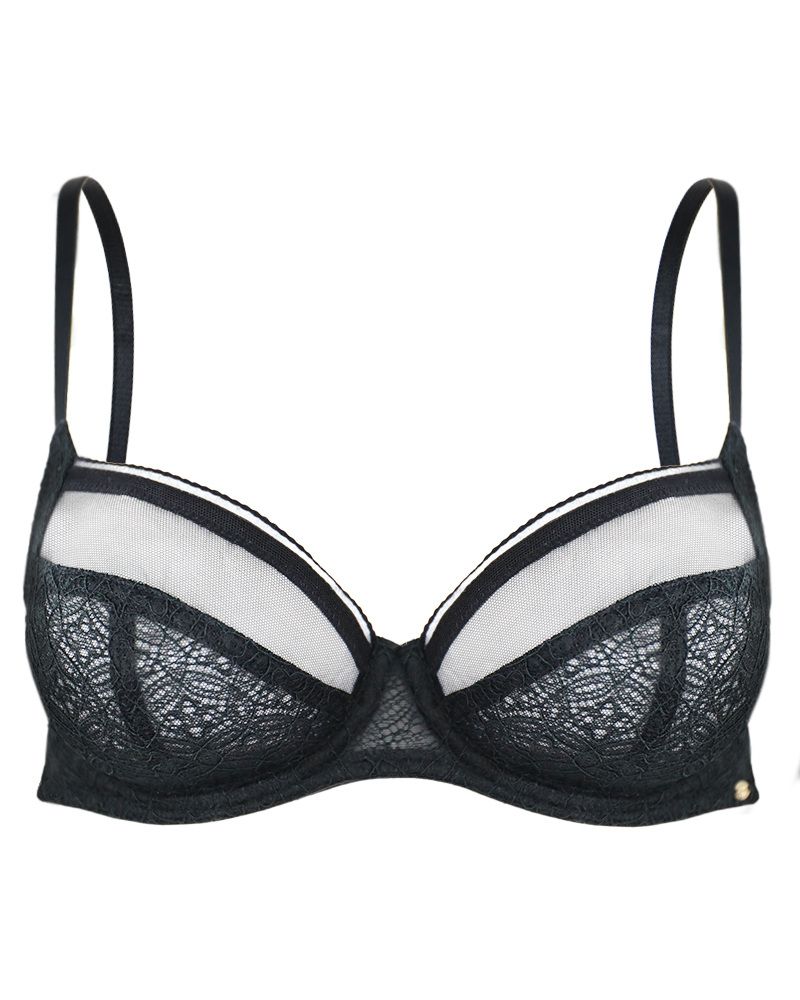 

Бюстгальтер с мягкой кружевной чашкой Delicate Lace 30D черный