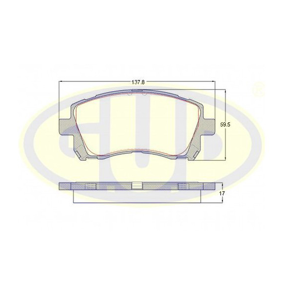 

Колодки пер sub forester/impreza/legasy 94-01