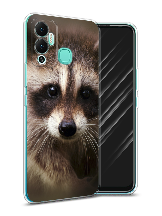 

Чехол Awog на Infinix Hot 12 Play "Енот", Разноцветный, 3101750-1