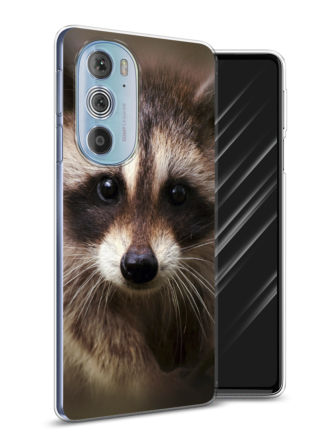

Чехол Awog на Motorola Edge 30 Pro "Енот", Разноцветный, 243350-1