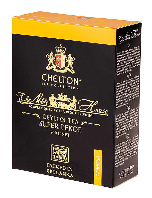Чай черный листовой Chelton Благородный дом Super Pekoe, 200 г