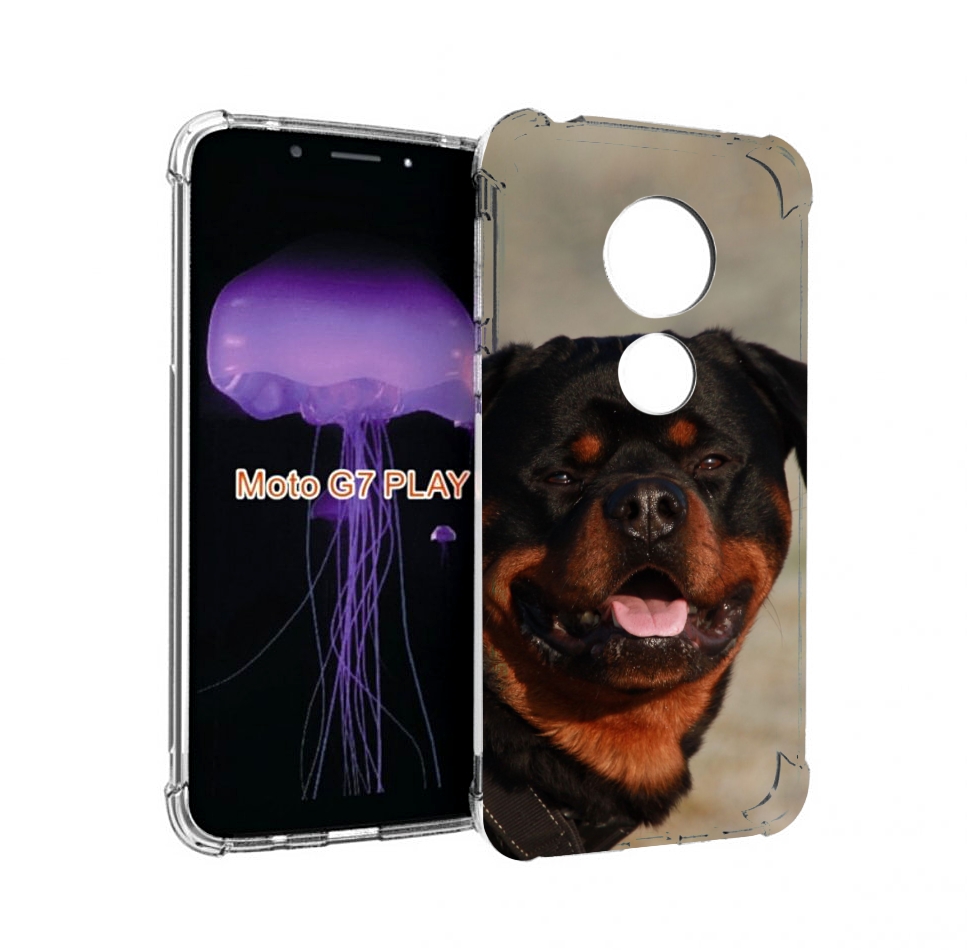 

Чехол MyPads ротвеллер 2 для Motorola Moto G7 Play, Прозрачный, Tocco