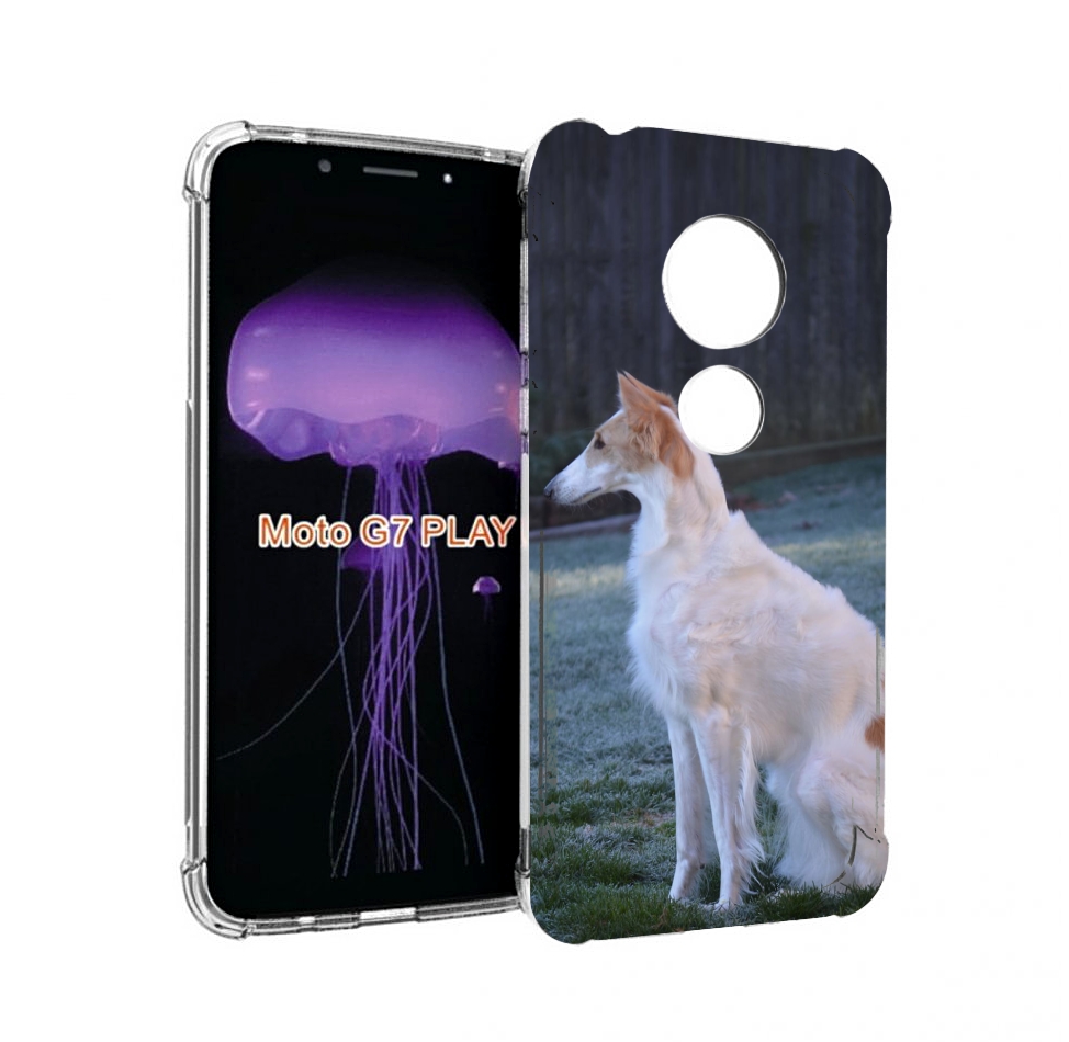 

Чехол MyPads русская псовая борзая для Motorola Moto G7 Play, Прозрачный, Tocco