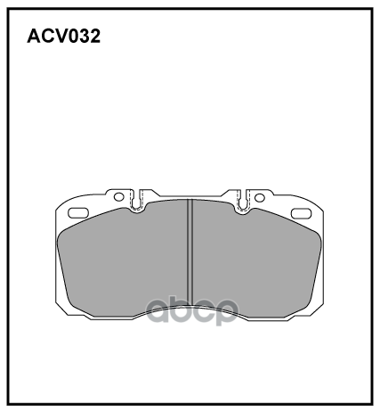 

Тормозные колодки ALLIED NIPPON дисковые ACV032
