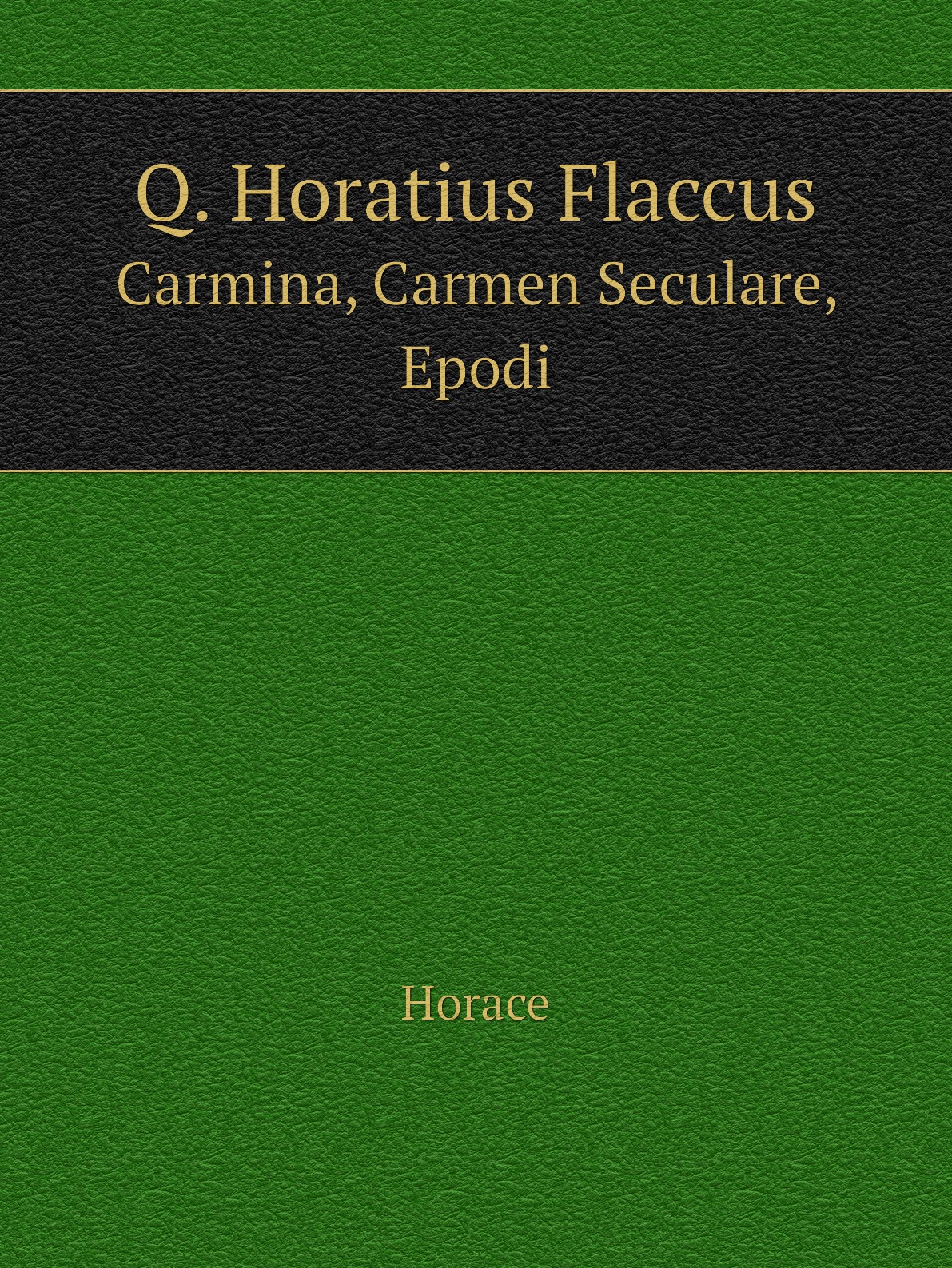 

Q. Horatius Flaccus