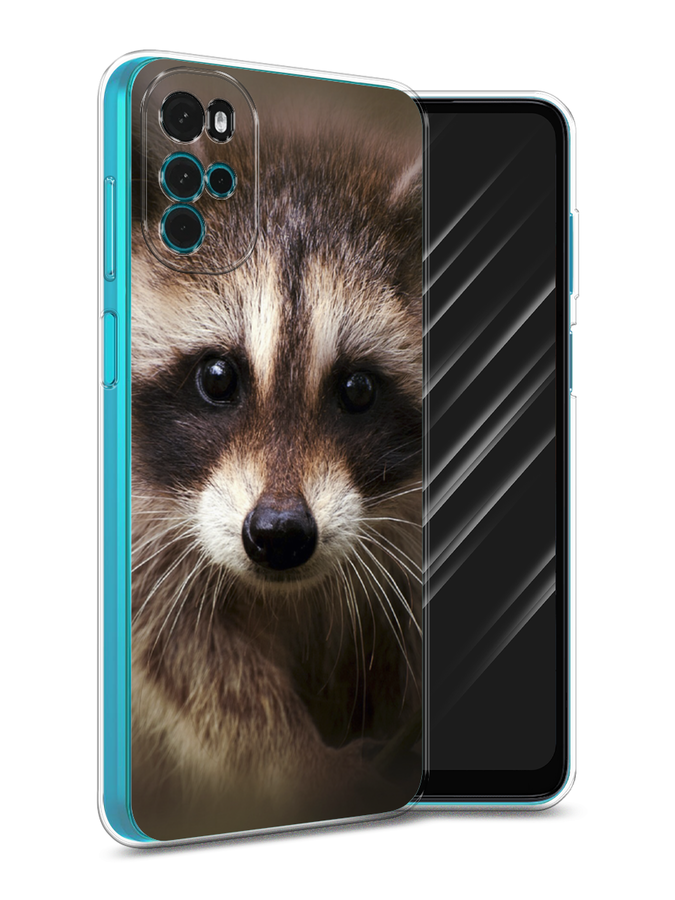 

Чехол Awog на Motorola Moto G22 "Енот", Разноцветный, 243150-1