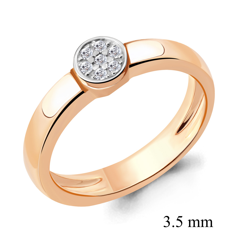 

Кольцо из красного золота с бриллиантом Aquamarine Aquamarine 960364к_585_кз р. 16,5, 960364к_585_кз