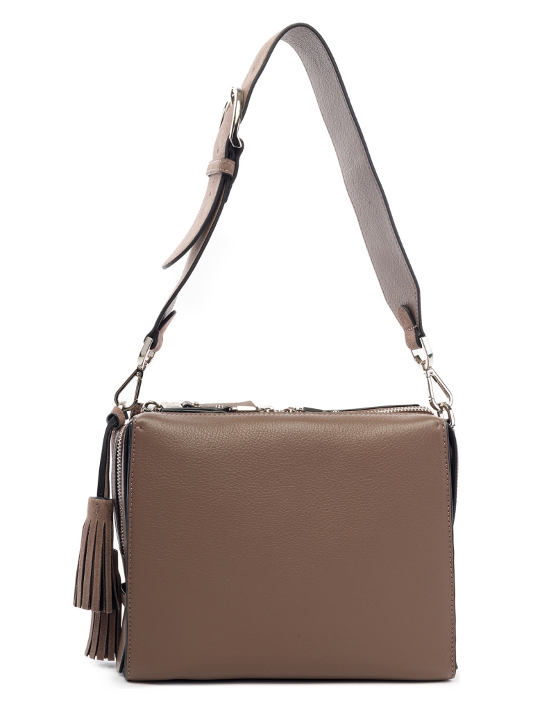

Сумка кросс-боди женская ELEGANZZA 01-00041066, серо-коричневый, 01-00041066