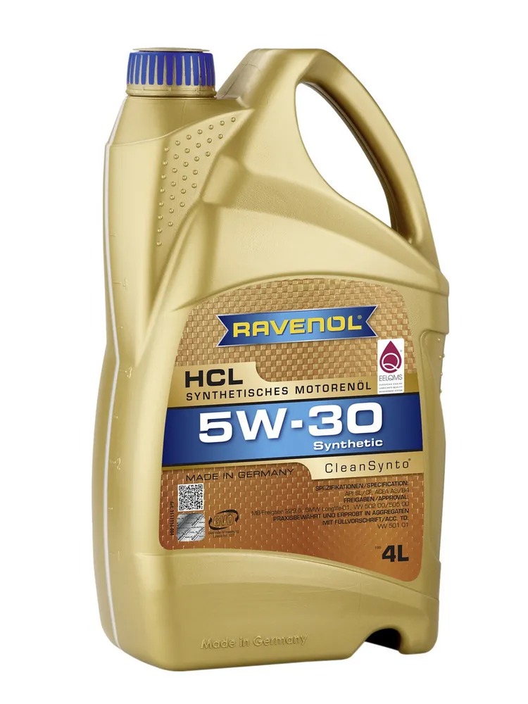 фото Масло моторное 5w-30 4л hcl (синтетика) ravenol арт. 1111118004