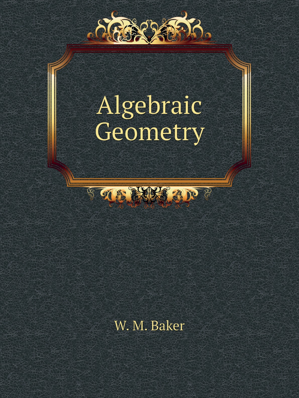 

Algebraic Geometry