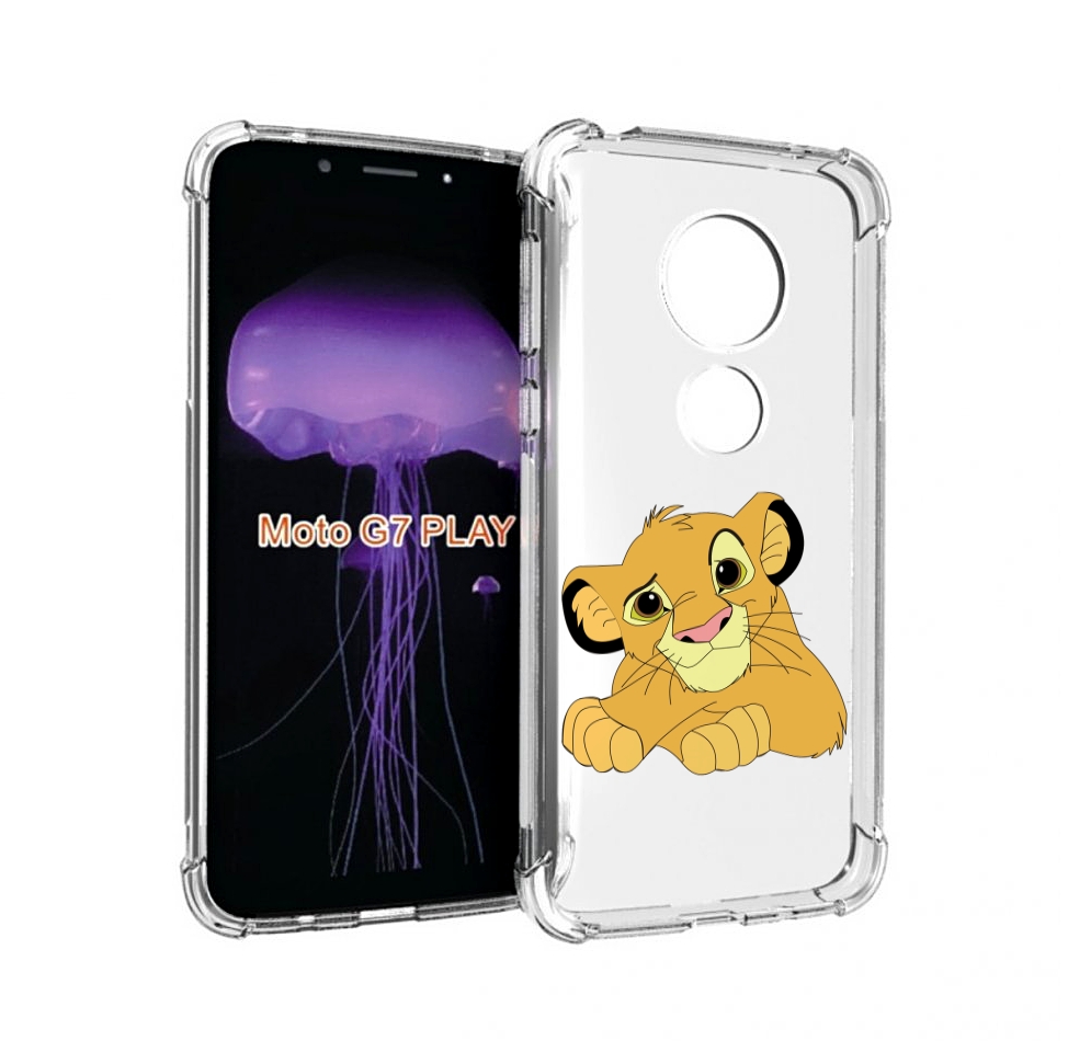 

Чехол MyPads симба-красивый для Motorola Moto G7 Play, Прозрачный, Tocco
