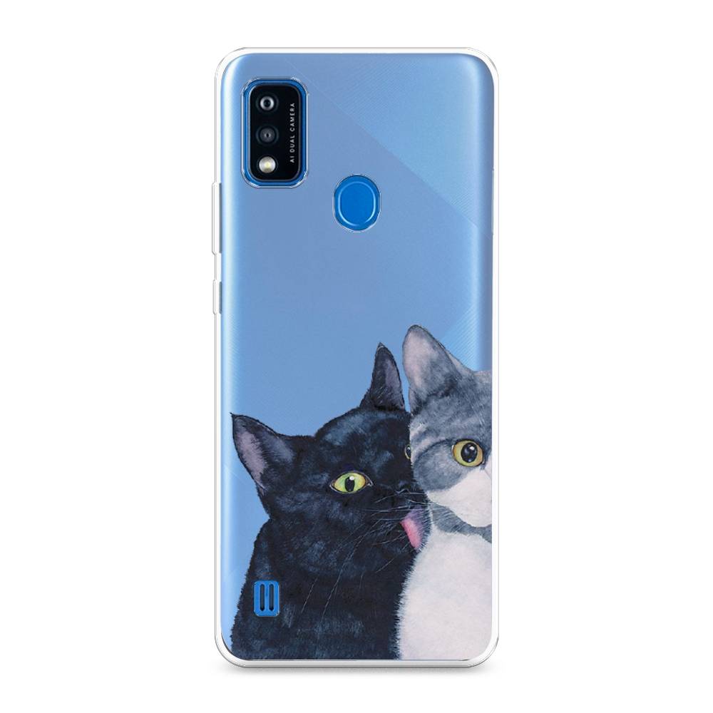 

Чехол Awog на ZTE Blade A51 / ЗТЕ Блэйд A51 "Кошачья любовь", Разноцветный, 134550-1
