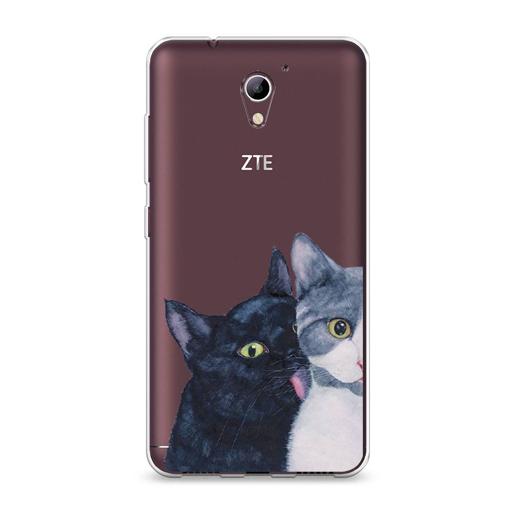 

Чехол Awog на ZTE Blade A510 / ЗТЕ Блэйд A510 "Кошачья любовь", Разноцветный, 130150-1