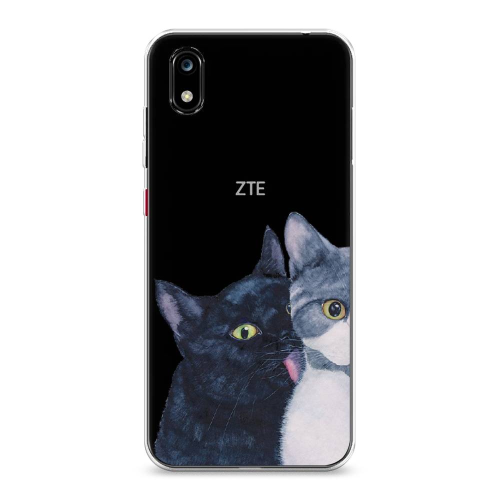 

Чехол Awog на ZTE Blade A7 2019 / ЗТЕ Блэйд A7 2019 "Кошачья любовь", Разноцветный, 133150-1