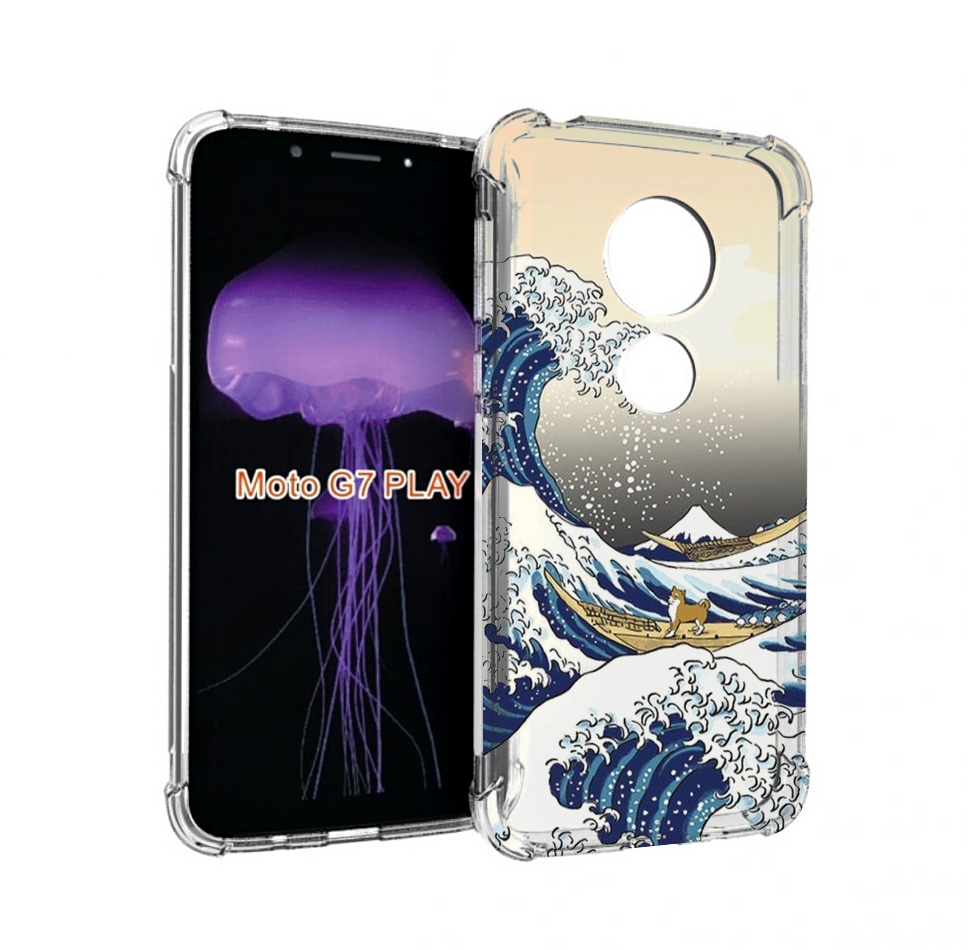 

Чехол MyPads собаки-на-плоту для Motorola Moto G7 Play, Прозрачный, Tocco