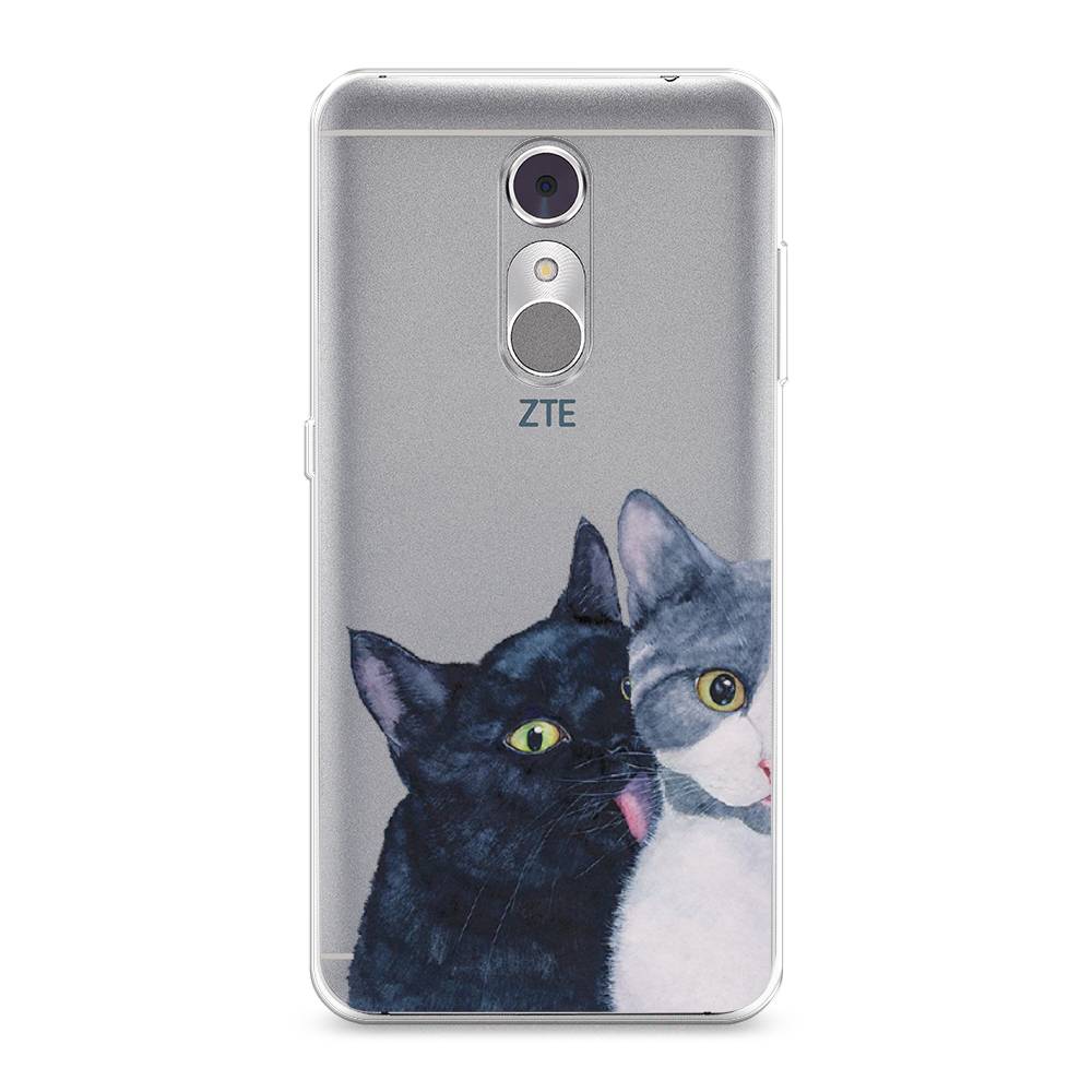 

Чехол Awog на ZTE Blade A910 / ЗТЕ Блэйд A910 "Кошачья любовь", Разноцветный, 131850-1