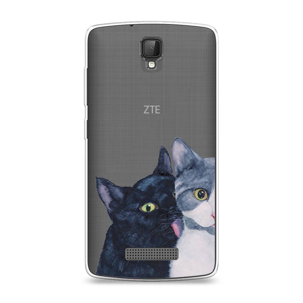 

Чехол Awog на ZTE Blade L5 (L5 Plus) / ЗТЕ Блэйд L5 (L5 Plus) "Кошачья любовь", 130350-1