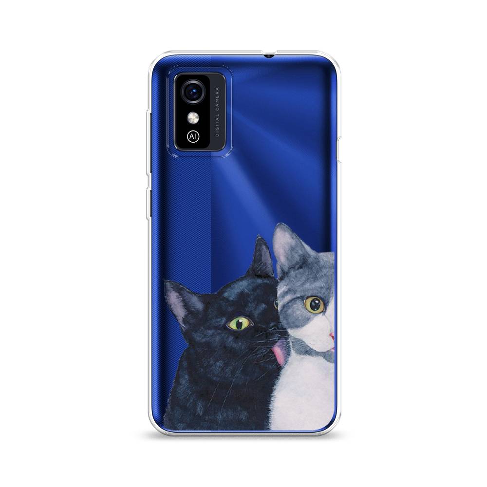

Чехол Awog на ZTE Blade L9 / ЗТЕ Блэйд L9 "Кошачья любовь", Разноцветный, 135250-1