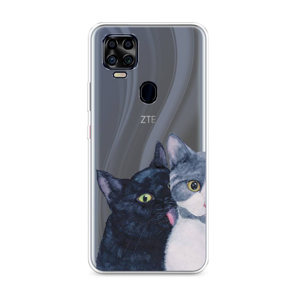 

Чехол Awog на ZTE Blade V2020 4G / ЗТЕ Блэйд V2020 4G "Кошачья любовь", Разноцветный, 134350-1