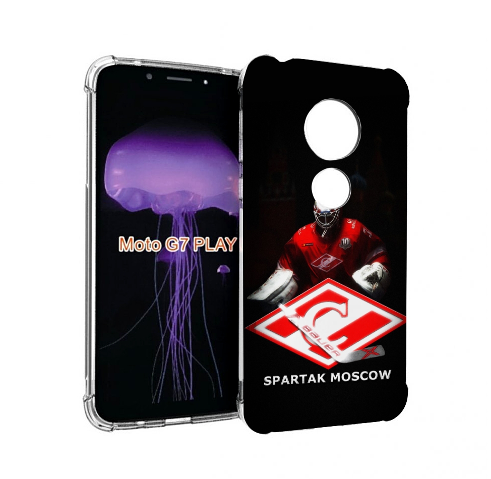 

Чехол MyPads спартак хоккеи мужской для Motorola Moto G7 Play, Прозрачный, Tocco