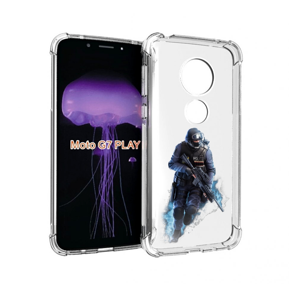 

Чехол MyPads спецназ-ксго для Motorola Moto G7 Play, Прозрачный, Tocco