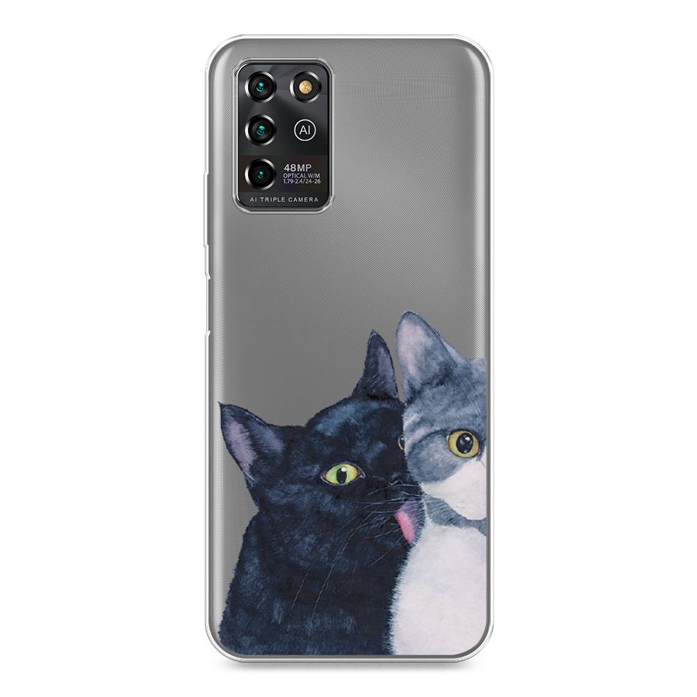 

Чехол Awog на ZTE Blade V30 Vita / ЗТЕ Блэйд V30 Vita "Кошачья любовь", Разноцветный, 135050-1