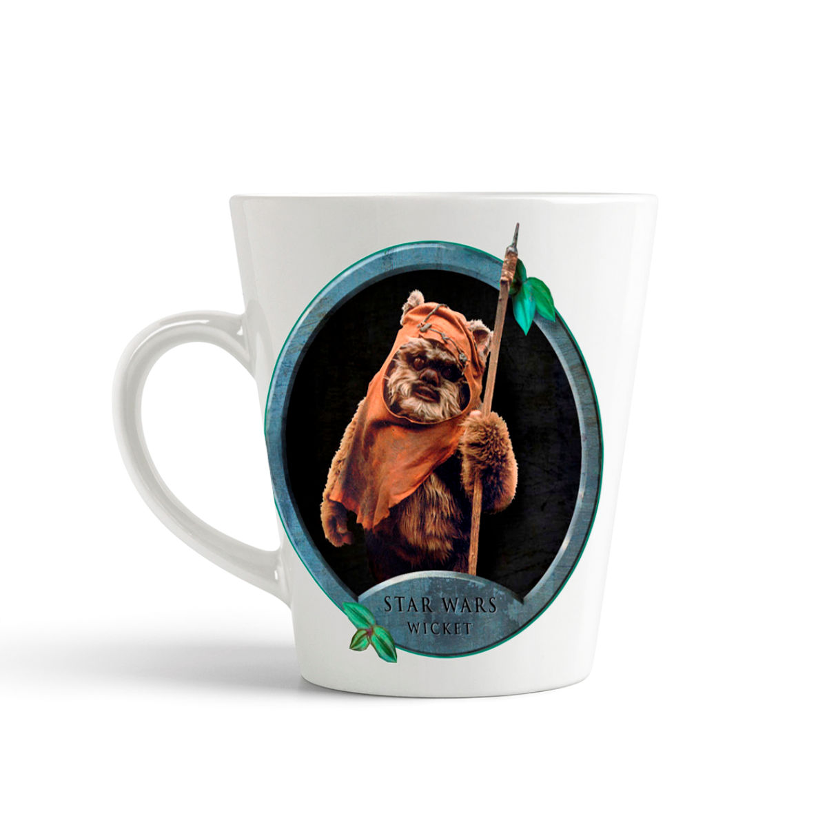 

Конусная кружка CoolPodarok звездные войны Викет Star wars princess Wicket