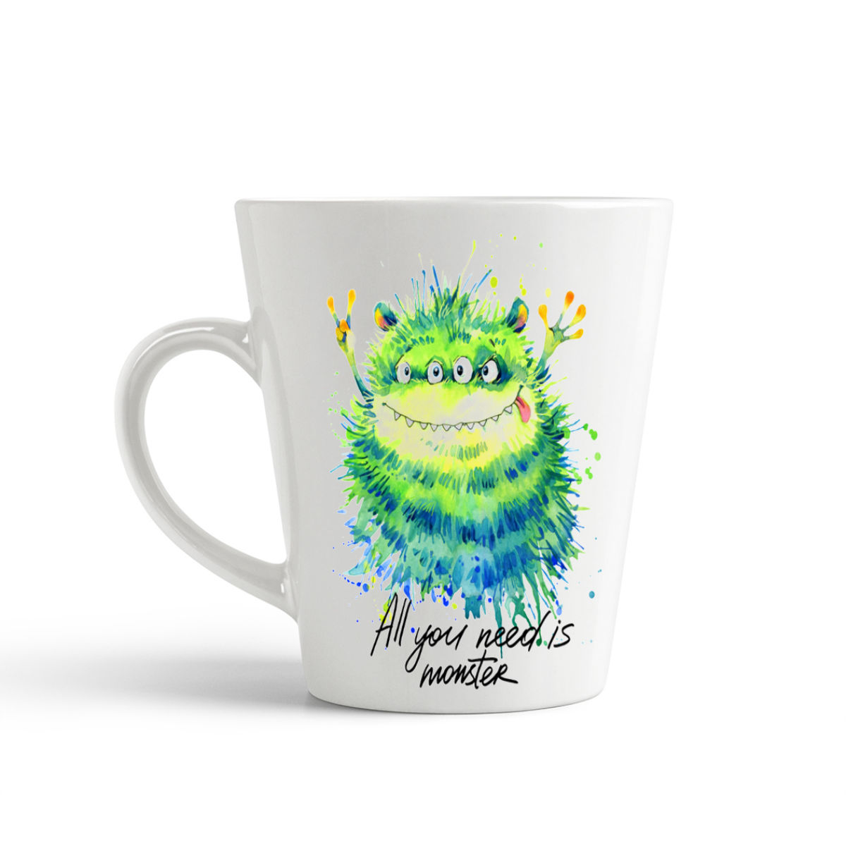 

Конусная кружка CoolPodarok All you need is monster2