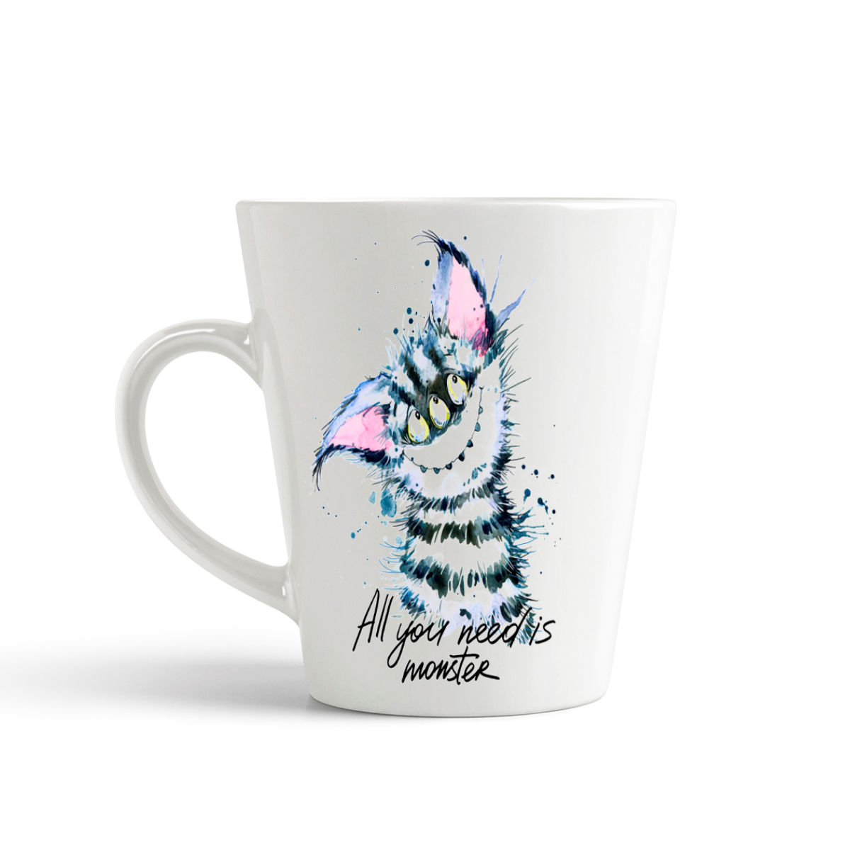 

Конусная кружка CoolPodarok All you need is monster4