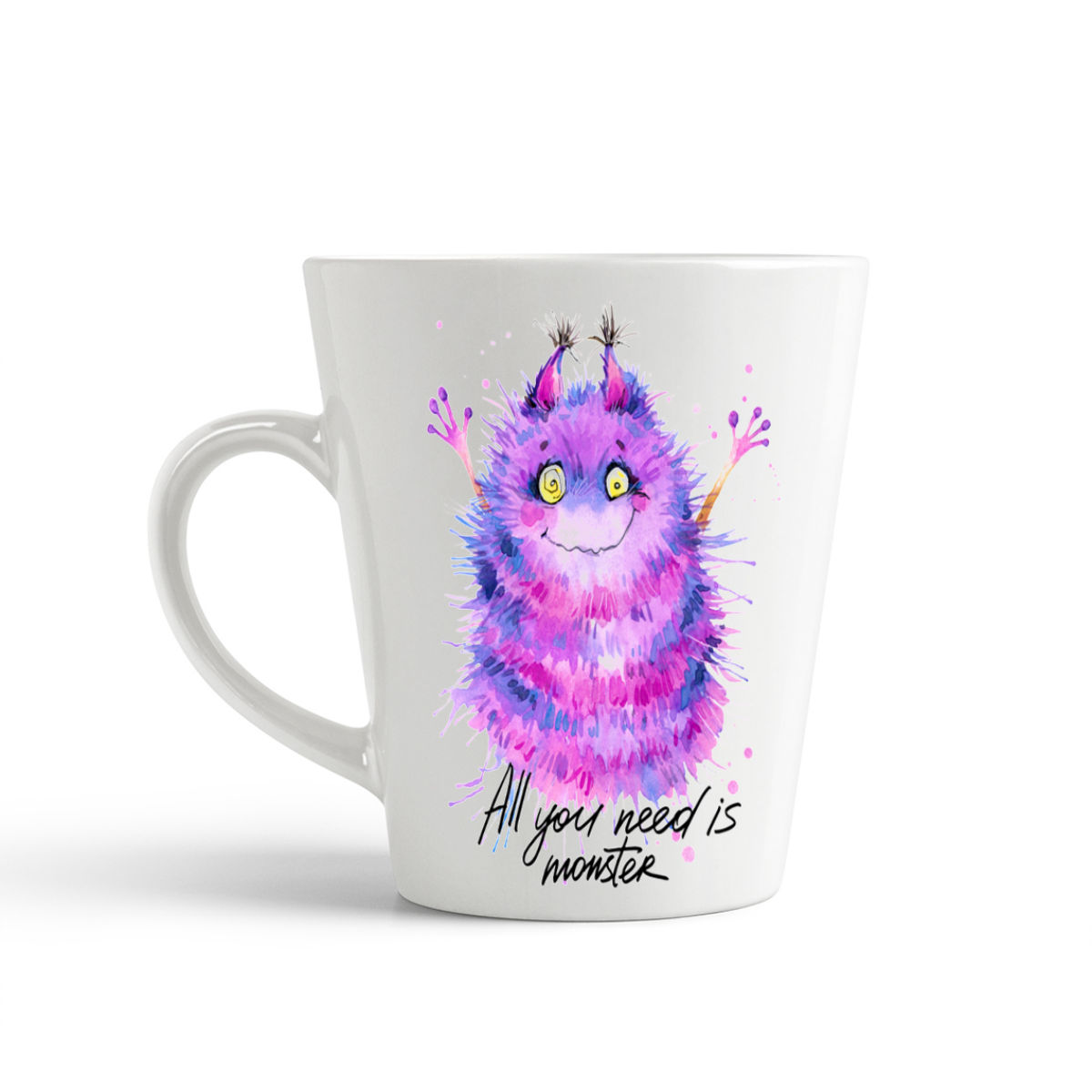 

Конусная кружка CoolPodarok All you need is monster5