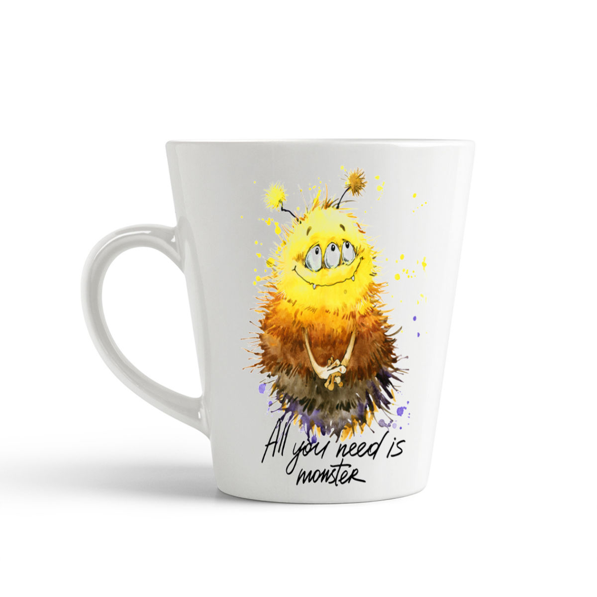 

Конусная кружка CoolPodarok All you need is monster6