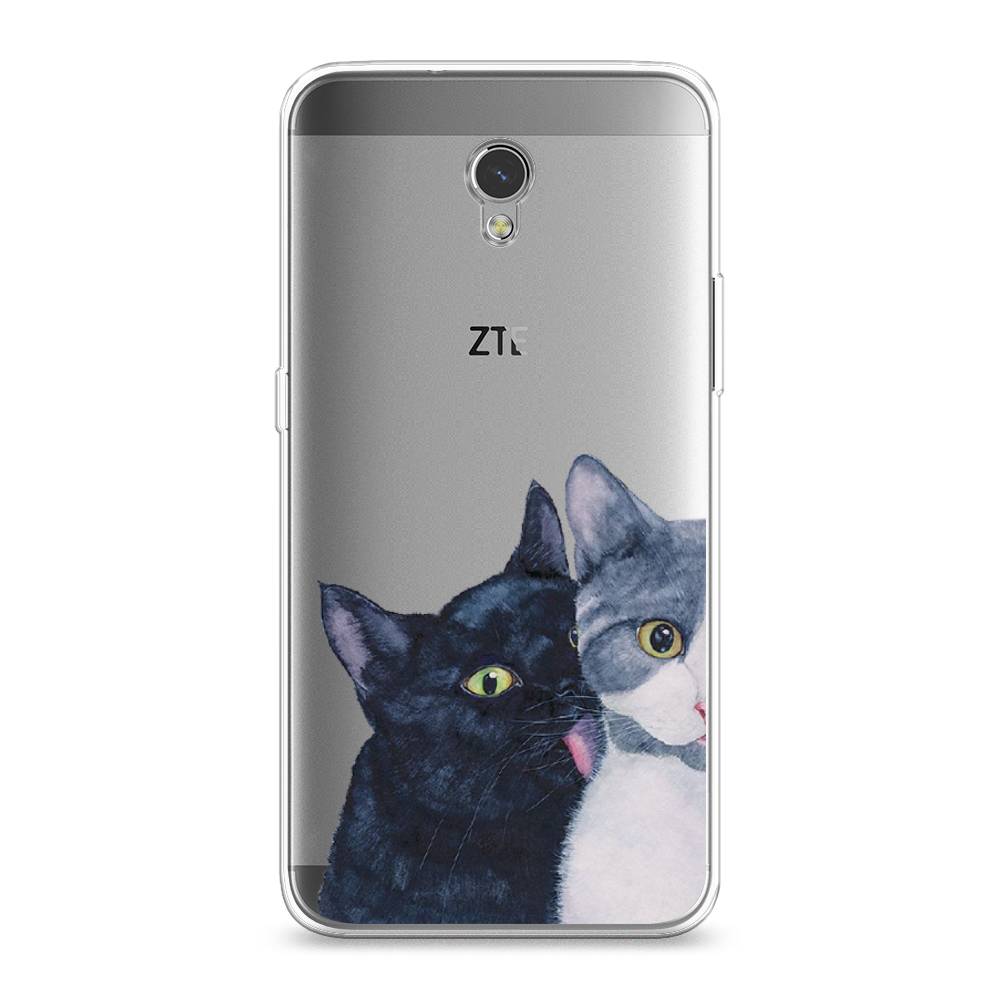 

Чехол Awog на ZTE Blade V7 / ЗТЕ Блэйд V7 "Кошачья любовь", Разноцветный, 131150-1