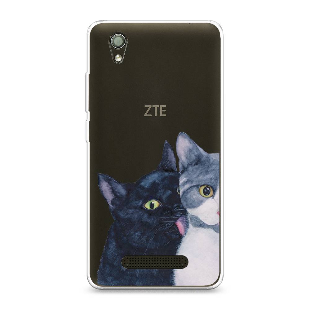 

Чехол Awog на ZTE Blade X3 / ЗТЕ Блэйд X3 "Кошачья любовь", Разноцветный, 130650-1