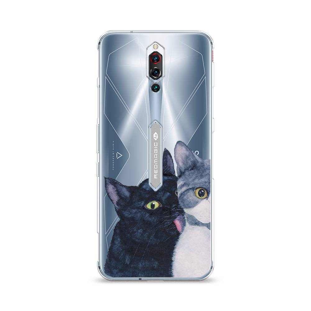 

Чехол Awog на ZTE Red Magic 5S / ЗТЕ Ред Мэджик 5S "Кошачья любовь", Разноцветный, 134250-1