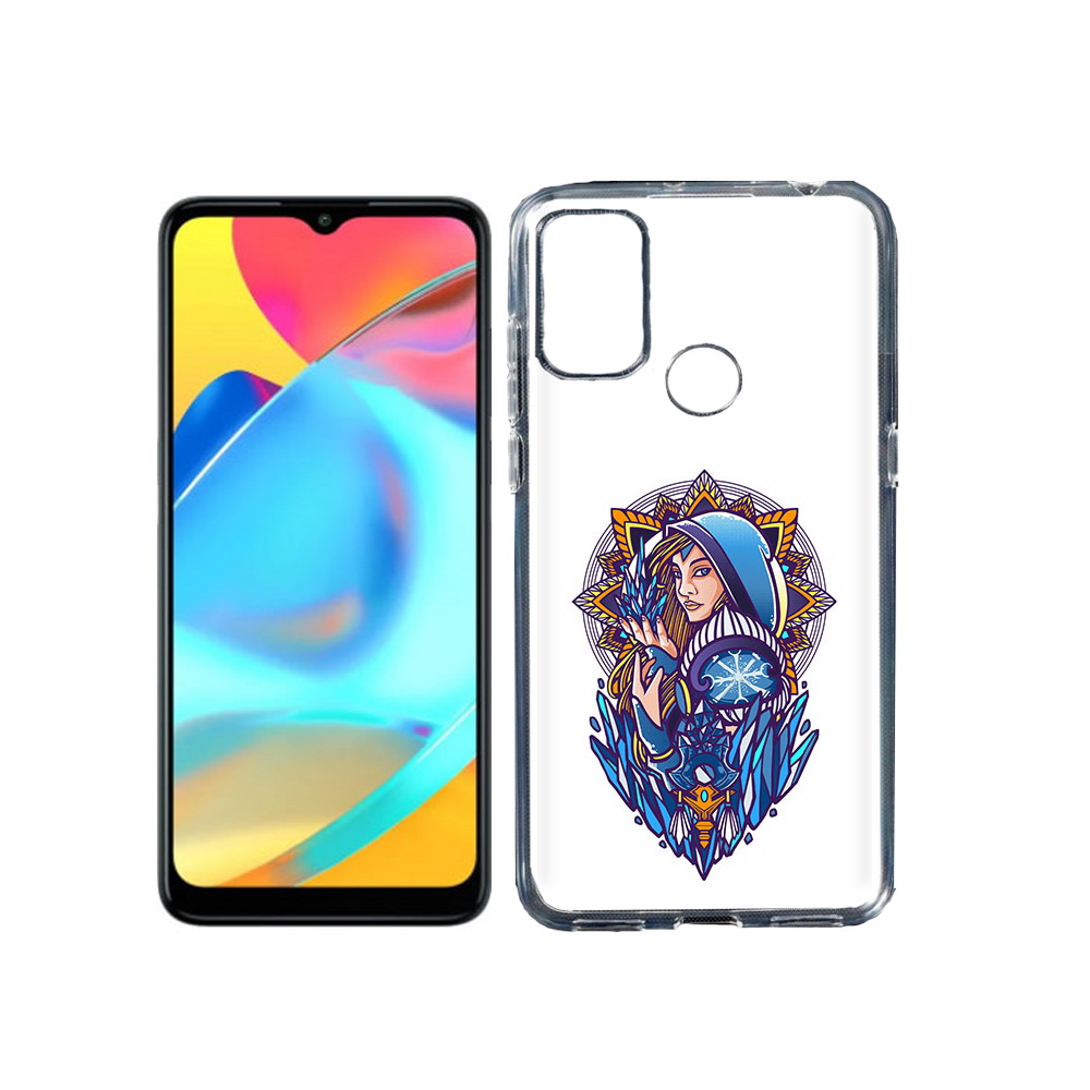 

Чехол MyPads Tocco для Alcatel 3L 6056H (2021) кристал мейден дота 2 (PT160724.669.415), Прозрачный, Tocco