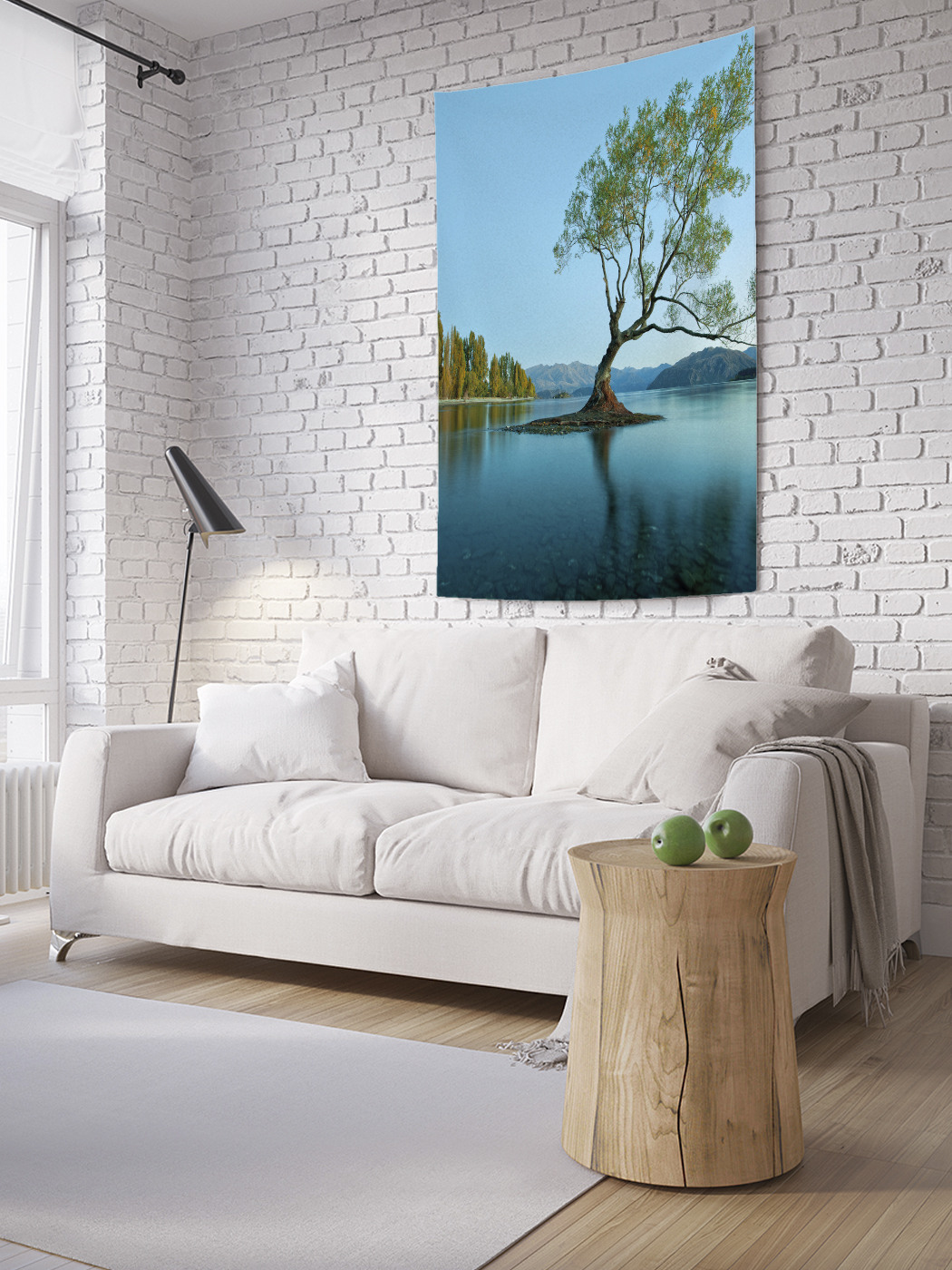 

Вертикальное фотопанно на стену JoyArty Дерево на отмели 100x150 см, Дерево на отмели